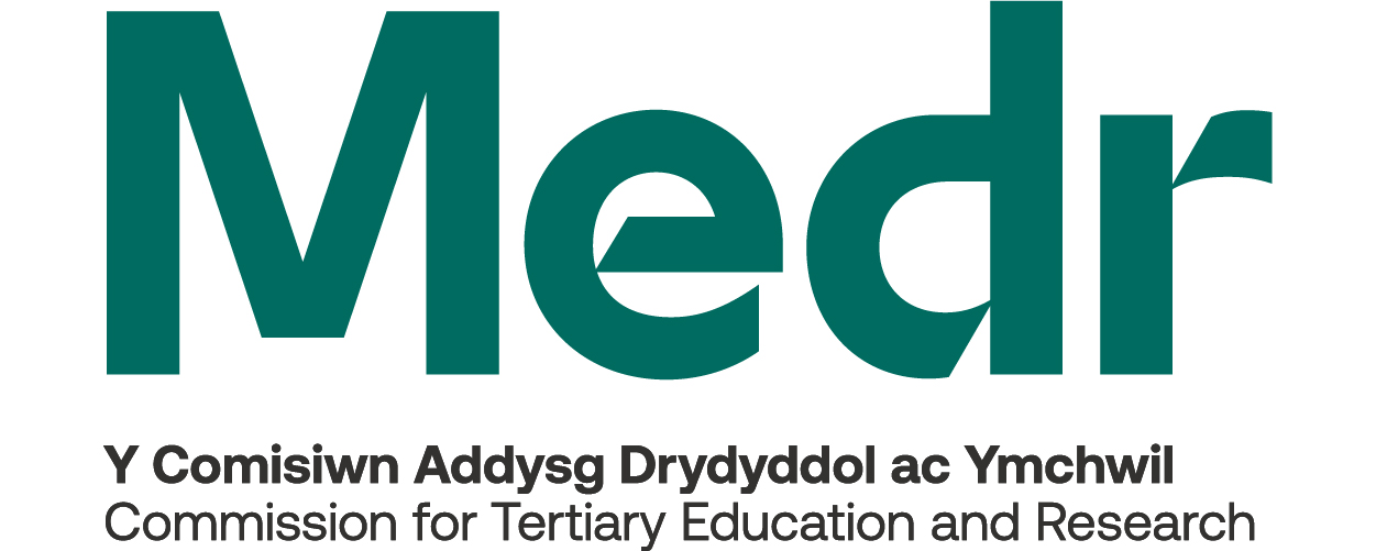 Medr, the Commission for Tertiary Education and Research logo